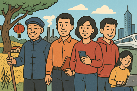 The Political Economy of Generational Change in China